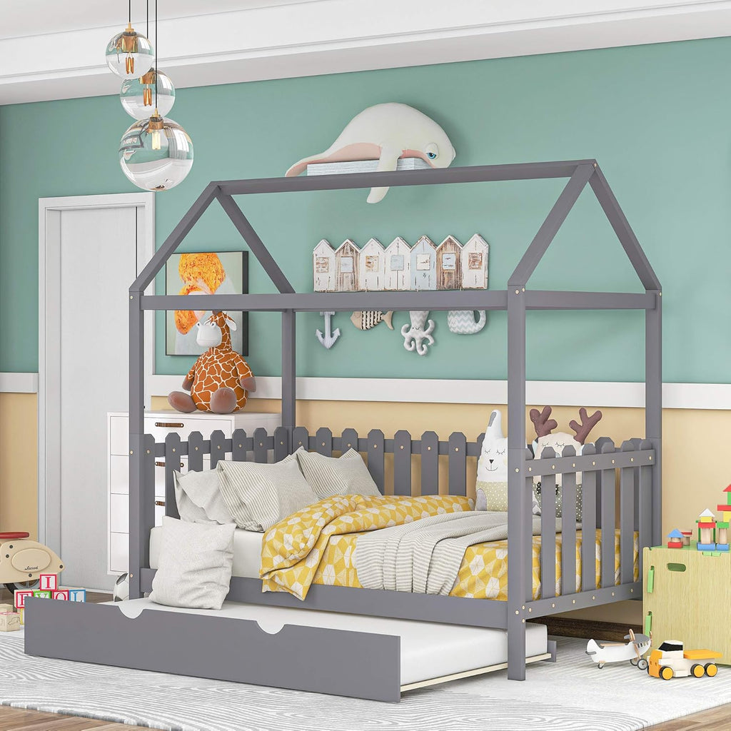 Walnut Twin Daybed with 2 Drawers D42176