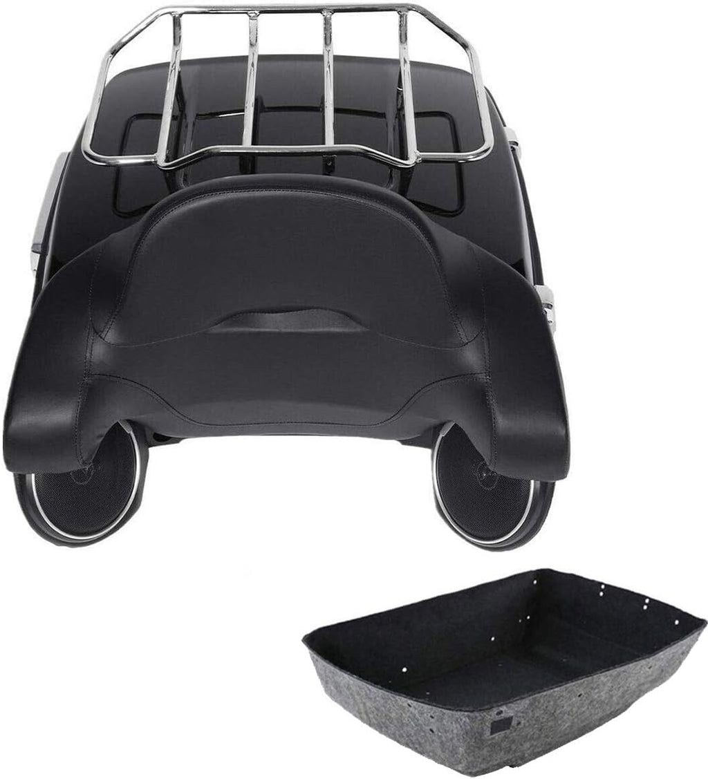 Black Pack Trunk Backrest Speaker Mount Rack P2306