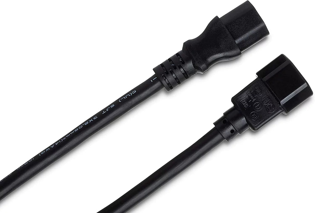 IEC C14 to IEC C13 Power Extension Cord, 8 Feet E868