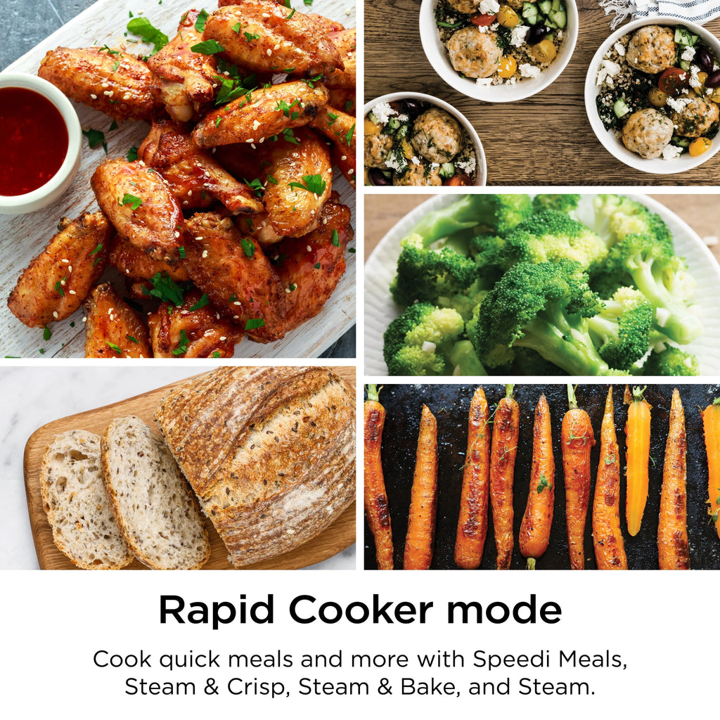 6-Qt. 10-in-1 Rapid Cooker & Air Fryer L194