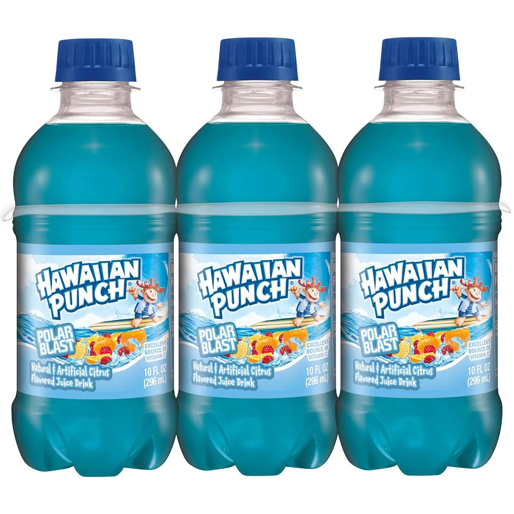 Hawaiian Punch Polar Blast Juice, 10 Fluid Ounce, 6 Count Bottles N9087