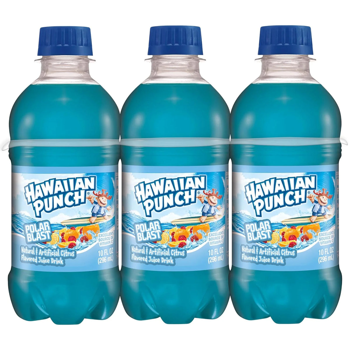 Hawaiian Punch Polar Blast Juice, 10 Fluid Ounce, 6 Count Bottles N9087