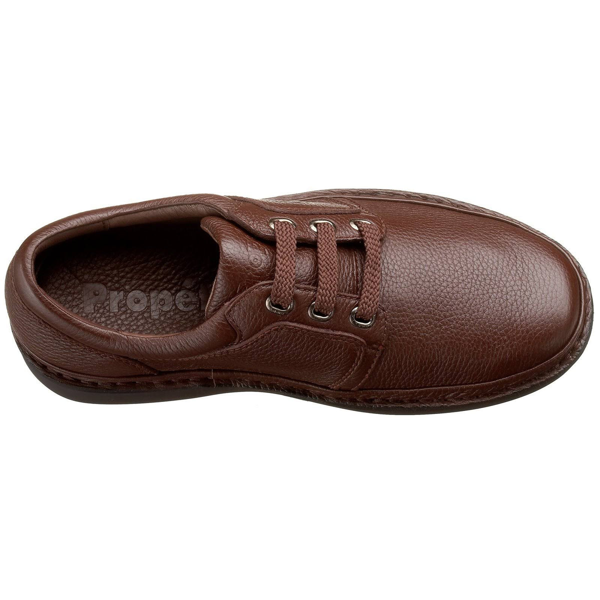 Brown Grain Leather Shoes D62288