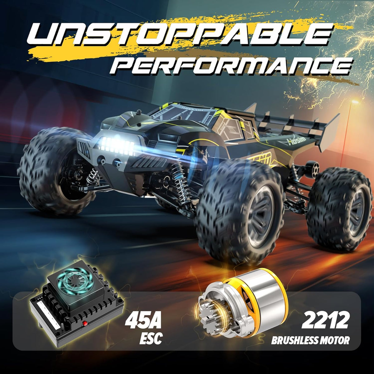 1:10 Brushless RC Truck U200