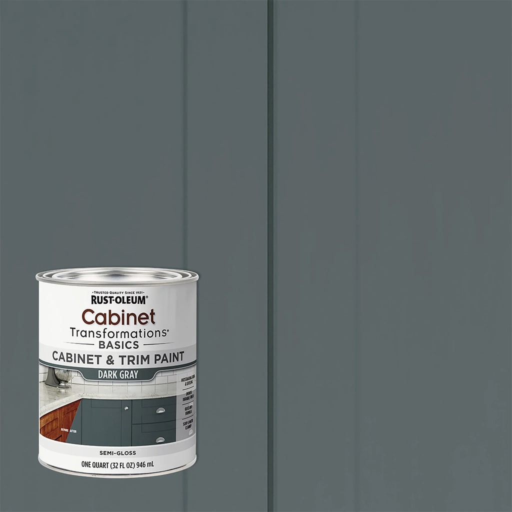 Semi-Gloss Cabinet & Trim Paint, Quart B57590