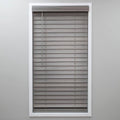 Cut-to-Width Cordless Room Darkening PVC Faux Wood Blind K135106