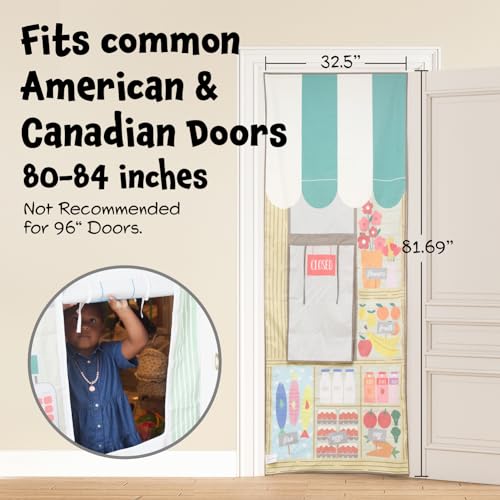 Cotton Canvas Kids Playhouse with Drawstring Bag O23436