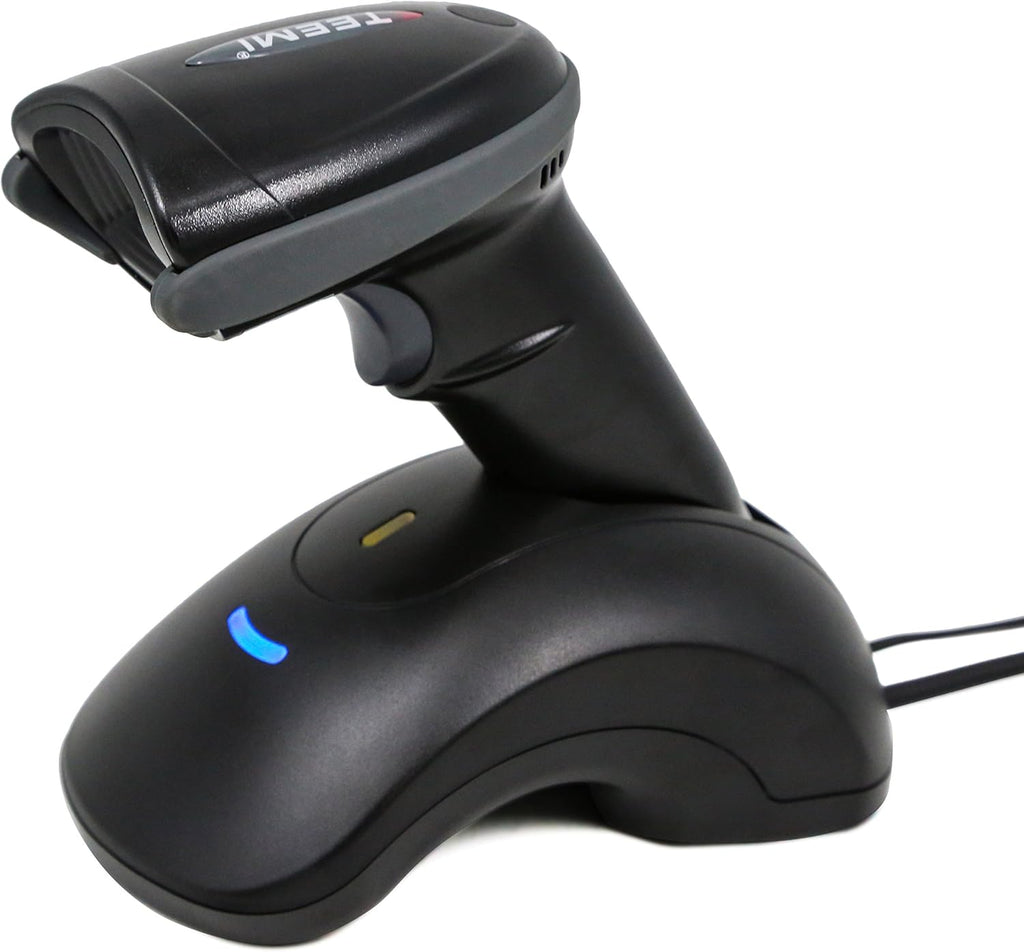 1D 2D Bluetooth Barcode Scanner with USB Cradle Charge Station I465