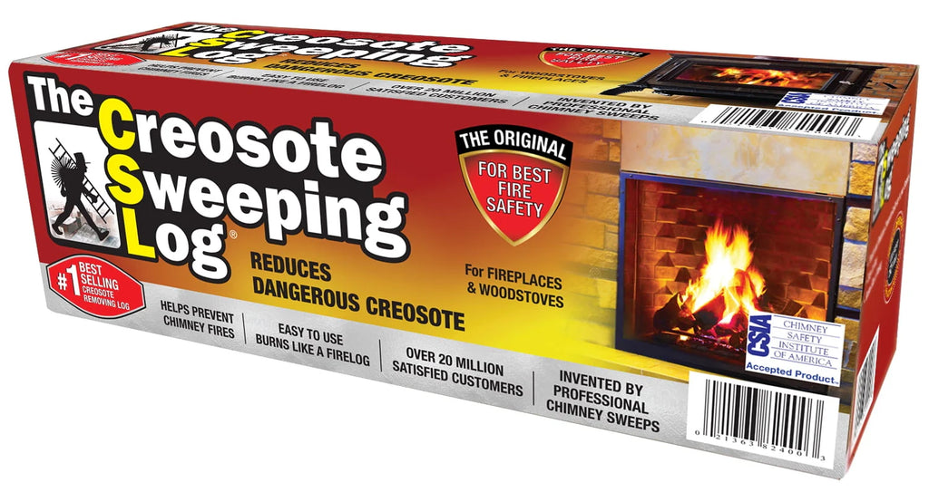 Creosote Sweeping Log for Fireplaces and Woodstoves X31497