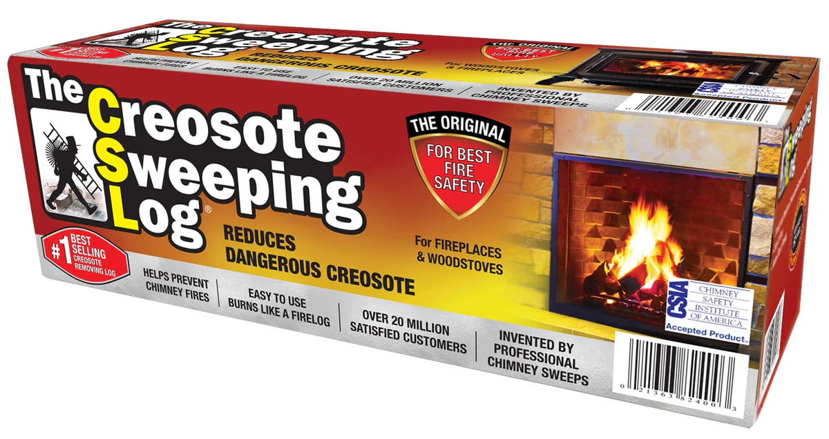 Creosote Sweeping Log for Fireplaces and Woodstoves X31497