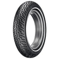 D402 Front Motorcycle Tire MH90-21 (54H) Slim White Wall A70442