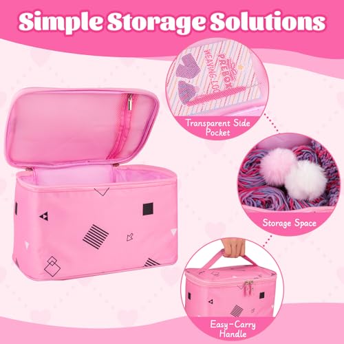 Knitting Loom Craft Kit with Yarn and Hook Needle Q995082