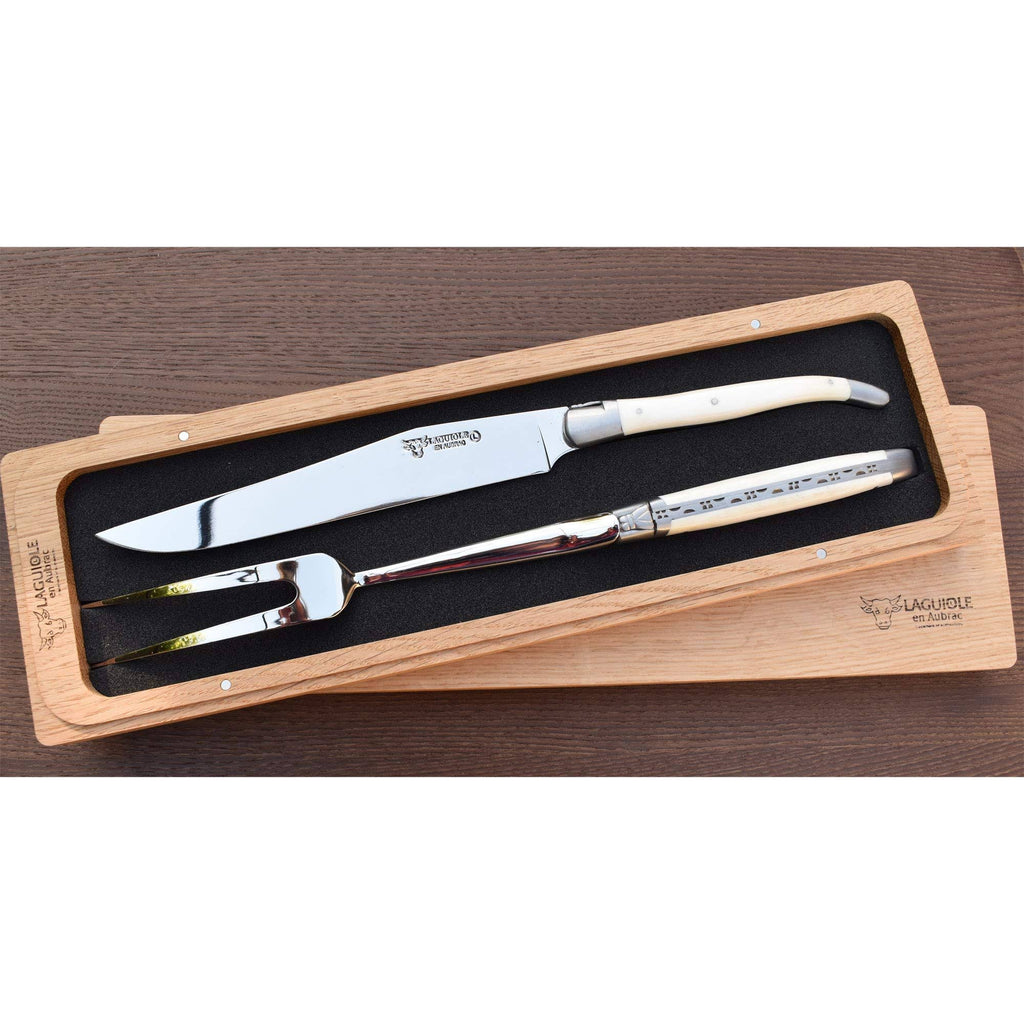Carving Set with Bone Handle F796760
