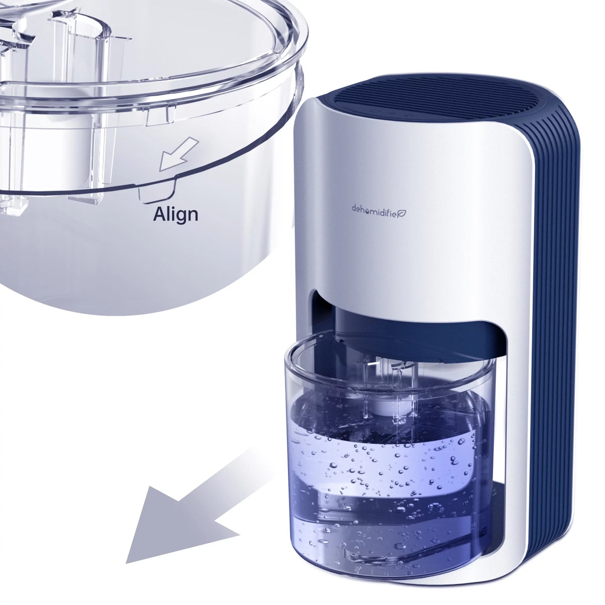 1200ml Ultra Quiet Dehumidifier with Automatic Defrosting A31683