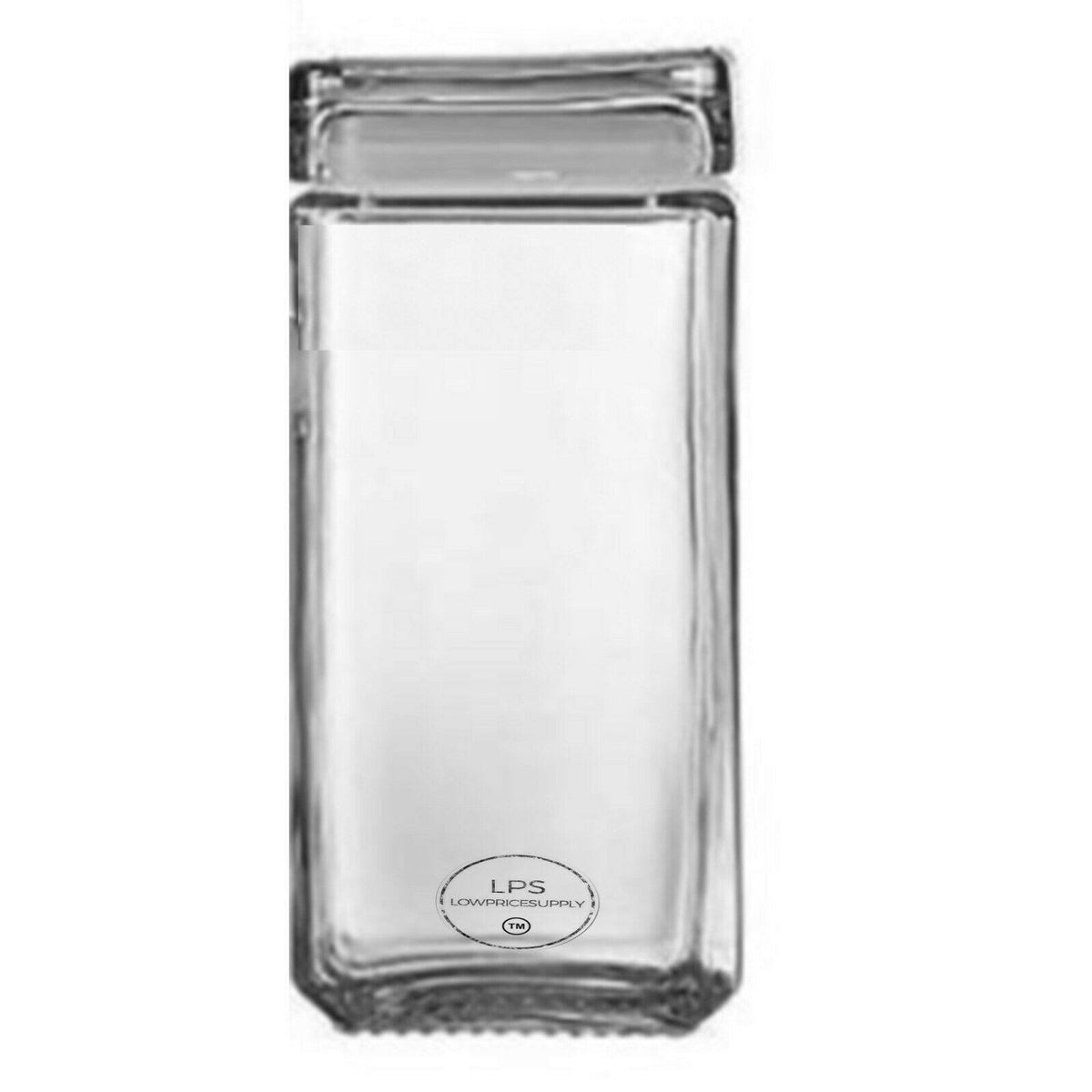1.5 Quart Clear Glass Storage Jar Set of 4 T1842