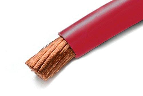 100 ft 2 Gauge Copper Wire Red G910923