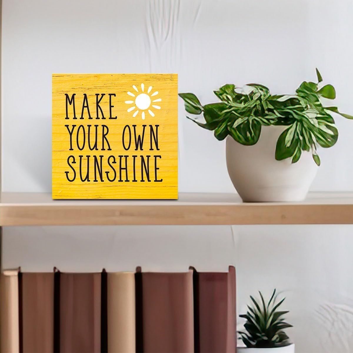 Home Office Desk Cubicle Shelf Decor 7 X 7 Inch Sign T31564