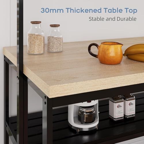 3 Tier Microwave Stand Oven Shelf with Power Outlet O630412