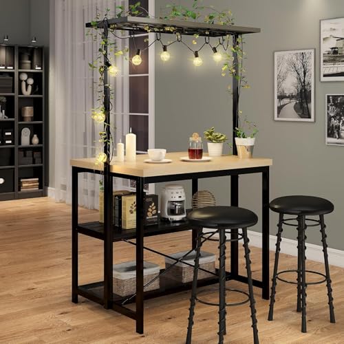 3 Tier Microwave Stand Oven Shelf with Power Outlet O630412