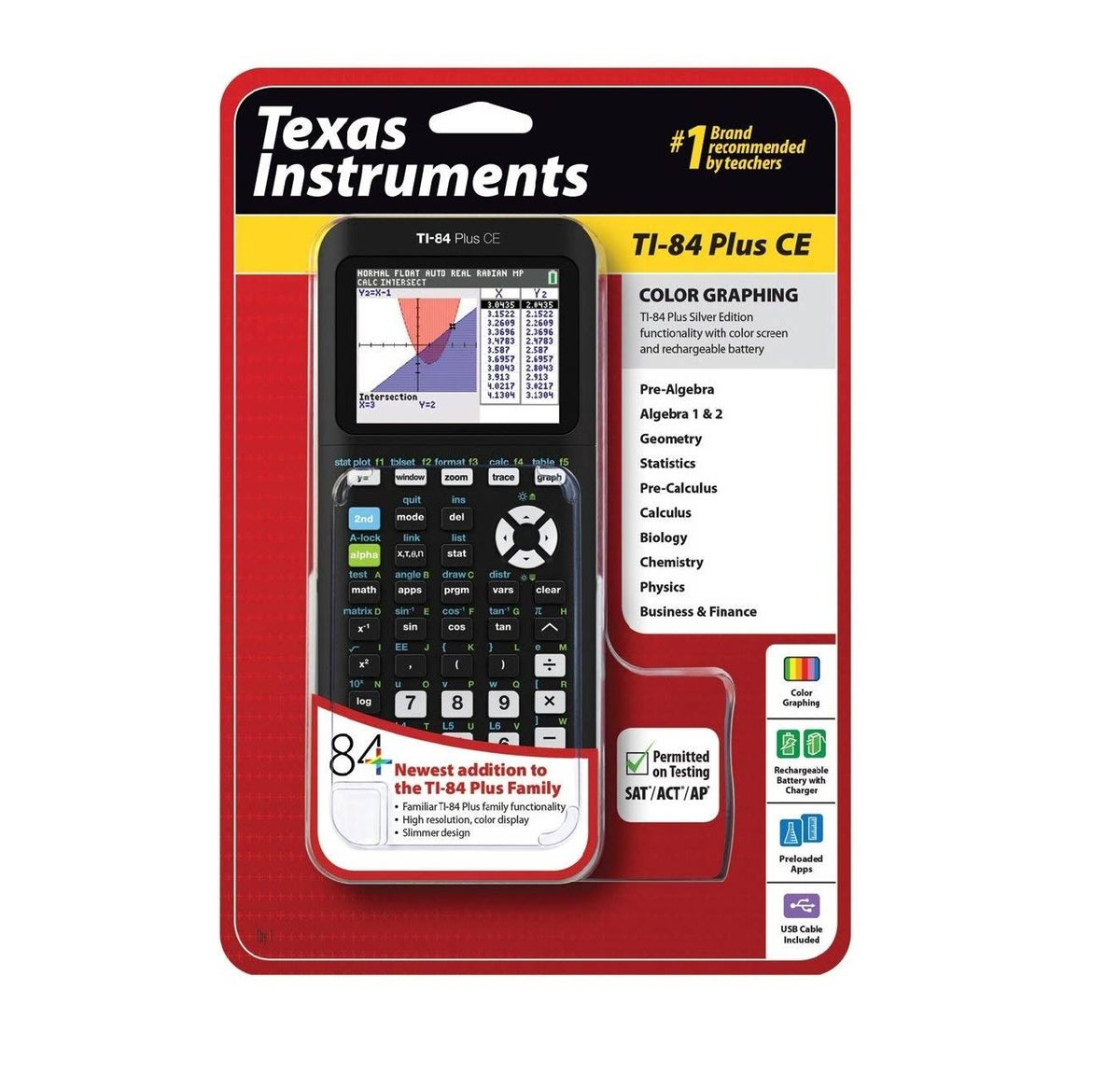 Black Graphing Calculator F4549