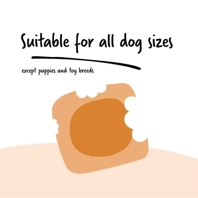 Chewy Dog Treats Bone Made in USA Z401