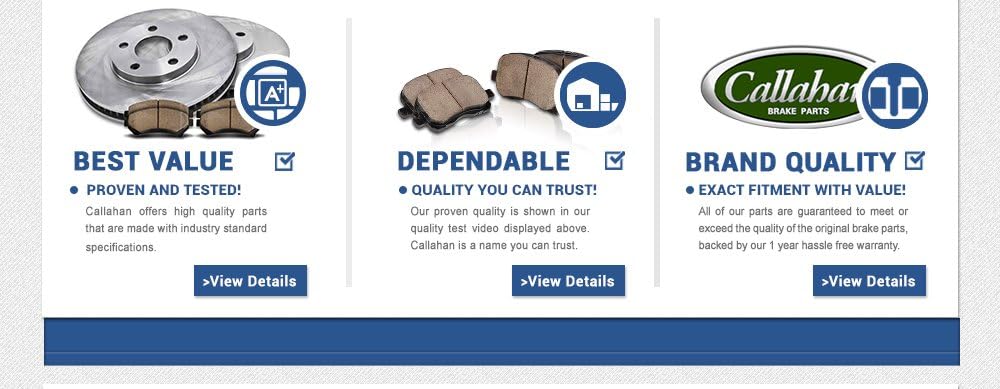 Brake Disc Rotors and Metallic Brake Pads B9130