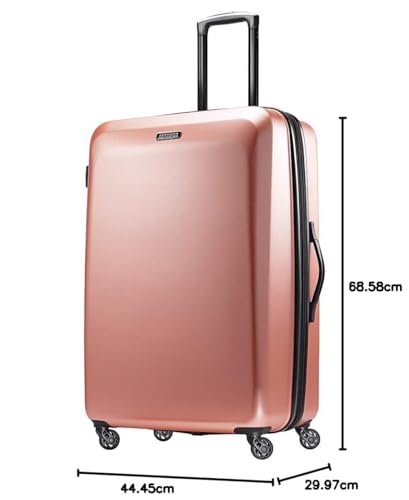 Hardside Expandable Luggage with Spinner Wheels, Rose Gold, 3-Piece Set C750946