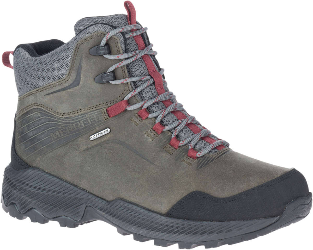 Men&s Forestbound Mid Waterproof Merrell Grey / 9.5 N42010