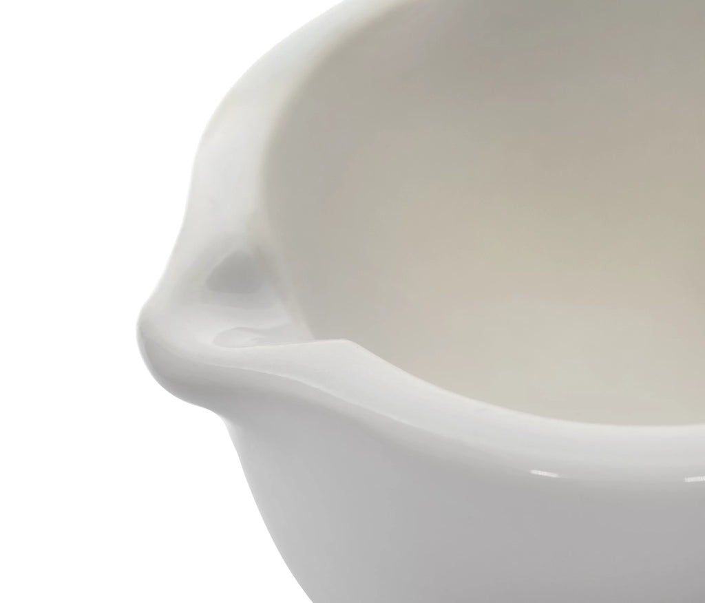 Porcelain Mortar & Pestle Set, 5oz Unglazed White U585