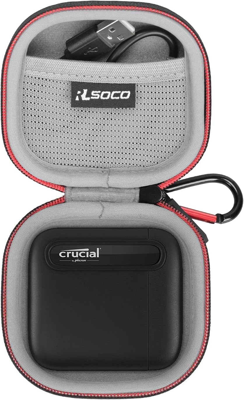 Hard Case for Crucial X6 1TB Portable SSD J3976