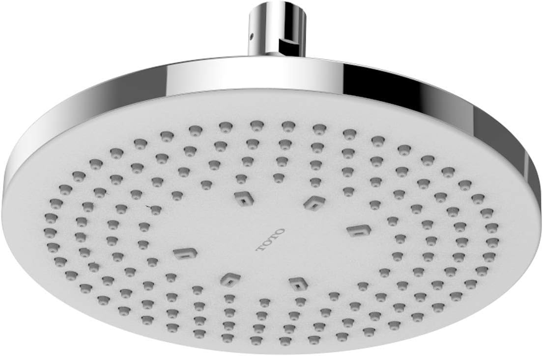 Brushed Nickel Round Single Spray Showerhead D41734