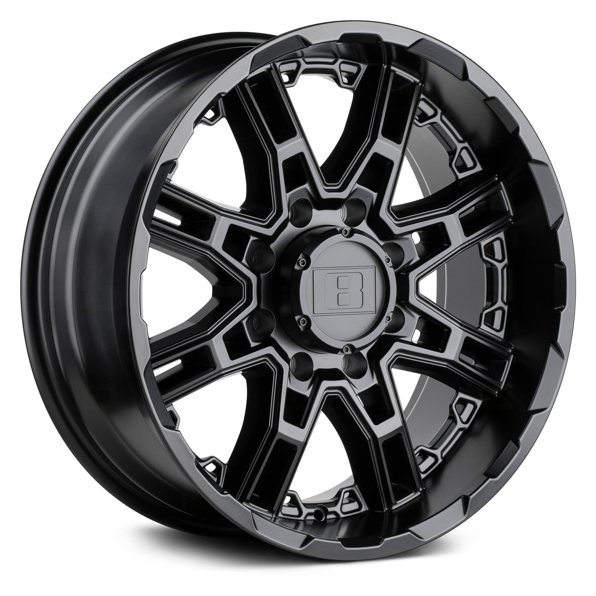 18x9 6x114.3 +18mm Black Wheel F99834