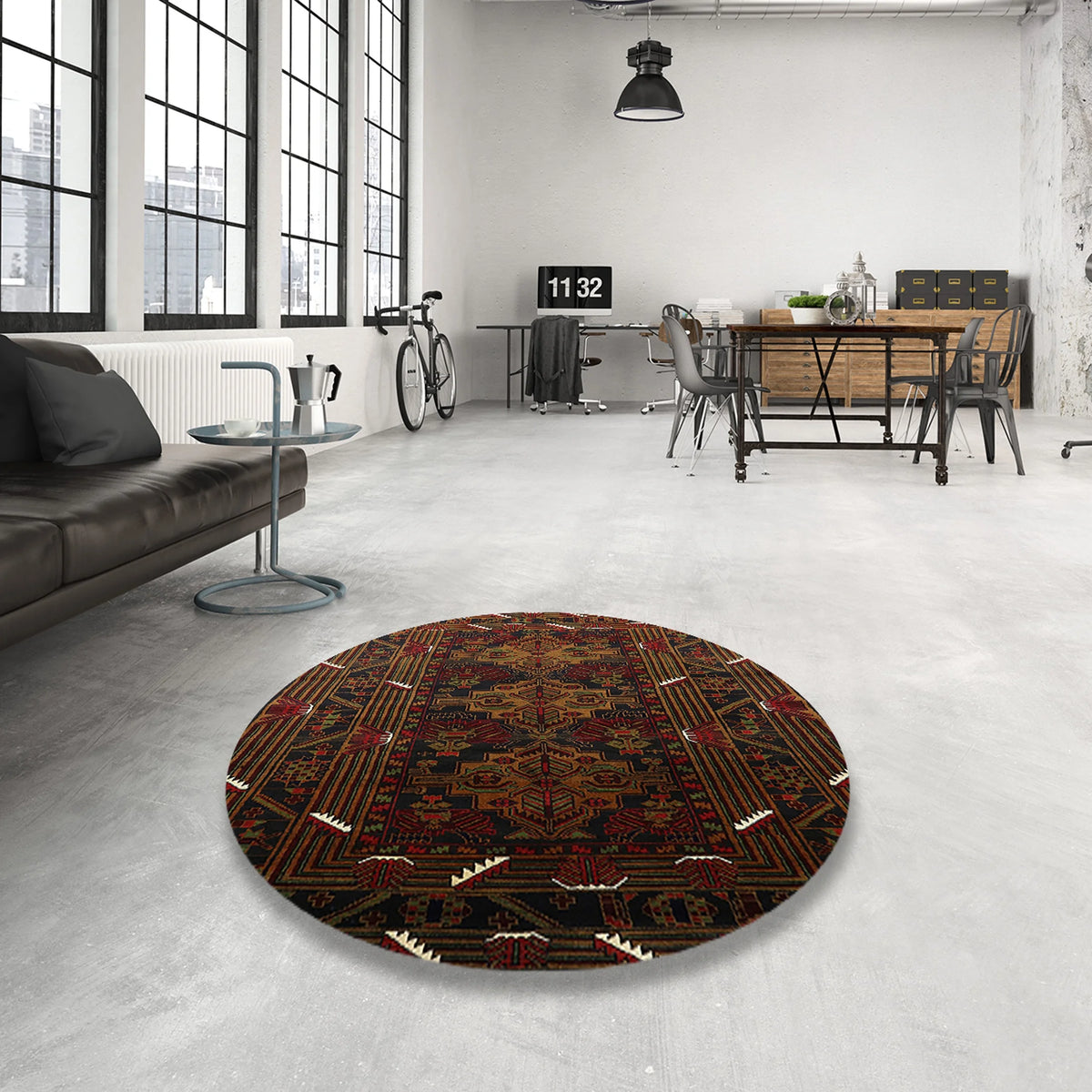 Red Oriental Rectangle Area Rugs, 2' x 5' S150361