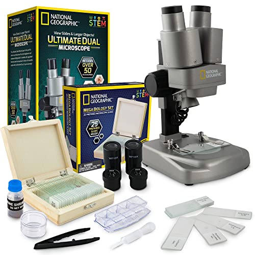Kids Microscope 50+ pc Science Kit with Prepared Slides Z48587