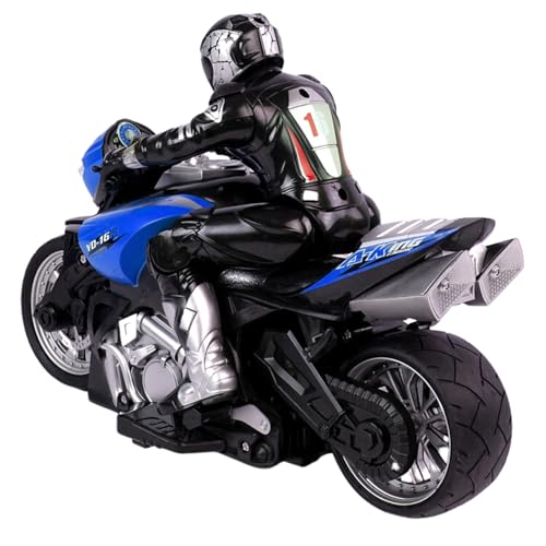 2.4G RC Stunt Motorcycle with Riding Figure 1:10 Scale Green T969346