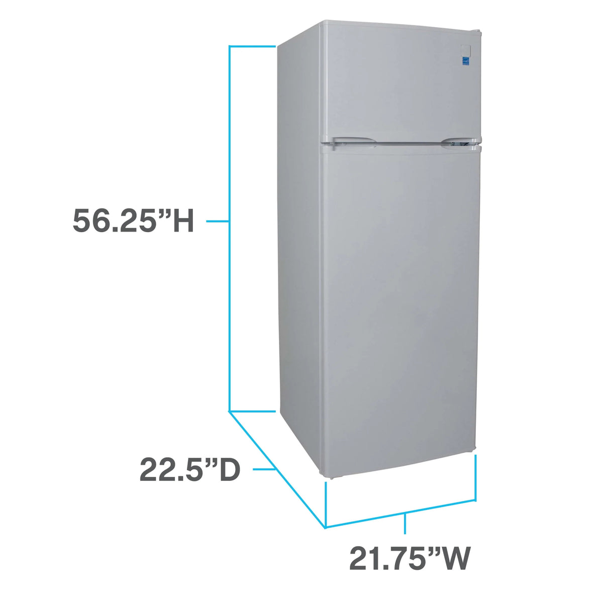 Top Freezer Refrigerator Stainless Steel Z858051