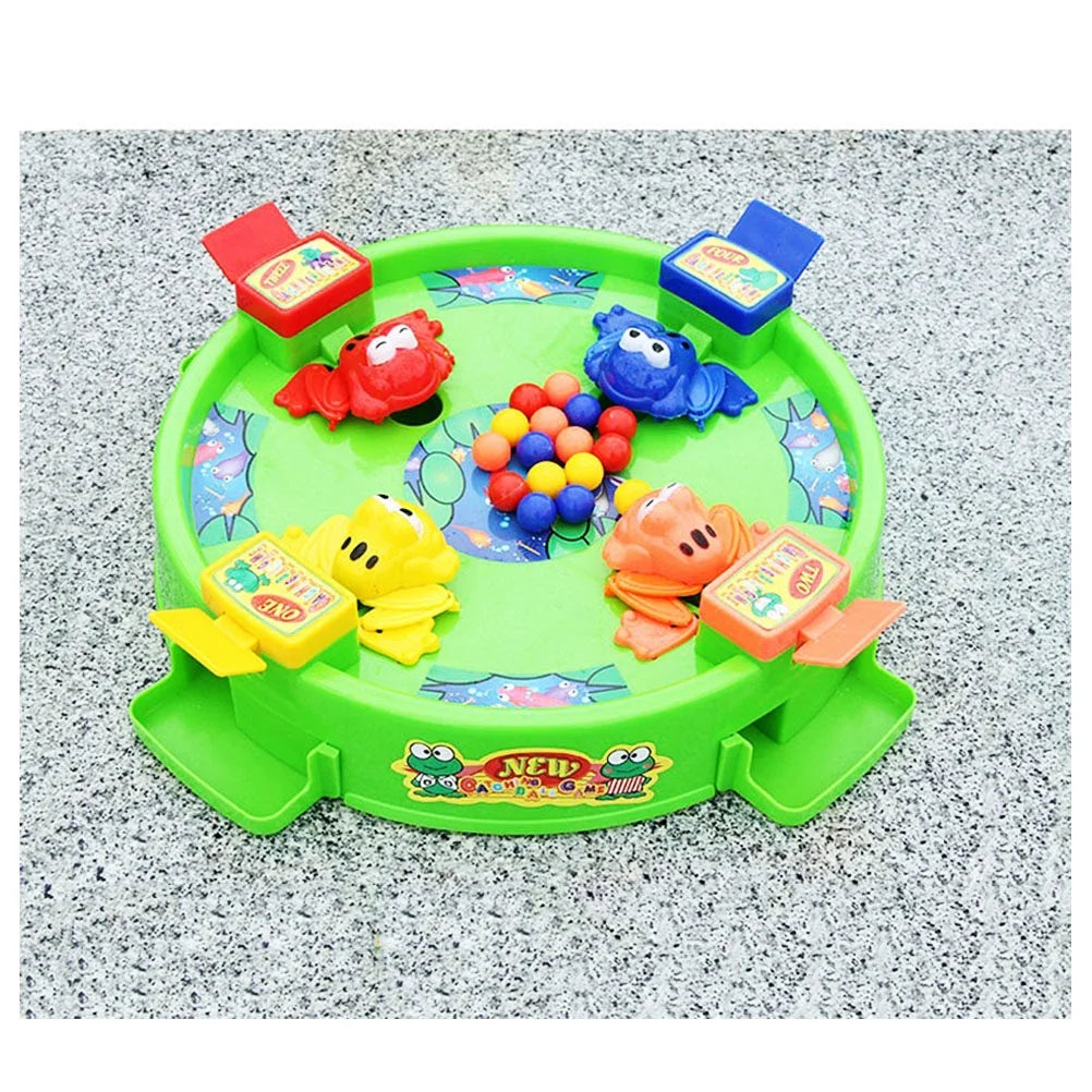 3D Battle Board Games Frogs Eating Balls Play Toy Set Table Game X458