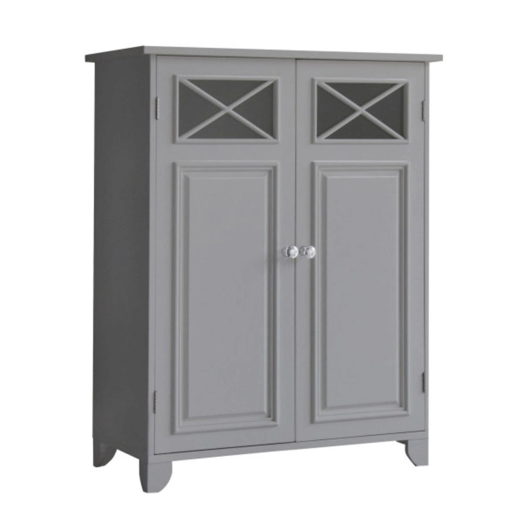 Grey 2 Door Floor Cabinet B956