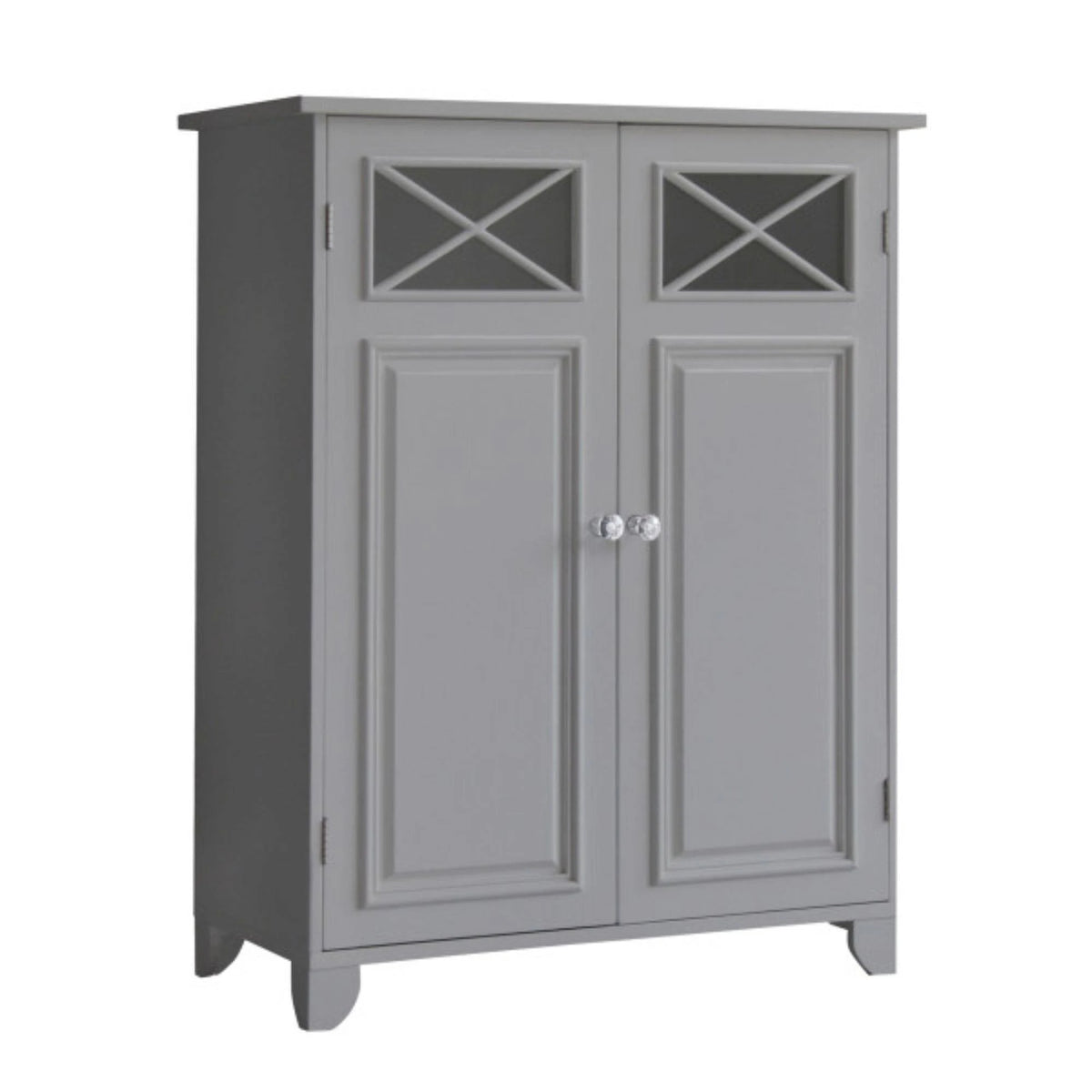 Grey 2 Door Floor Cabinet B956