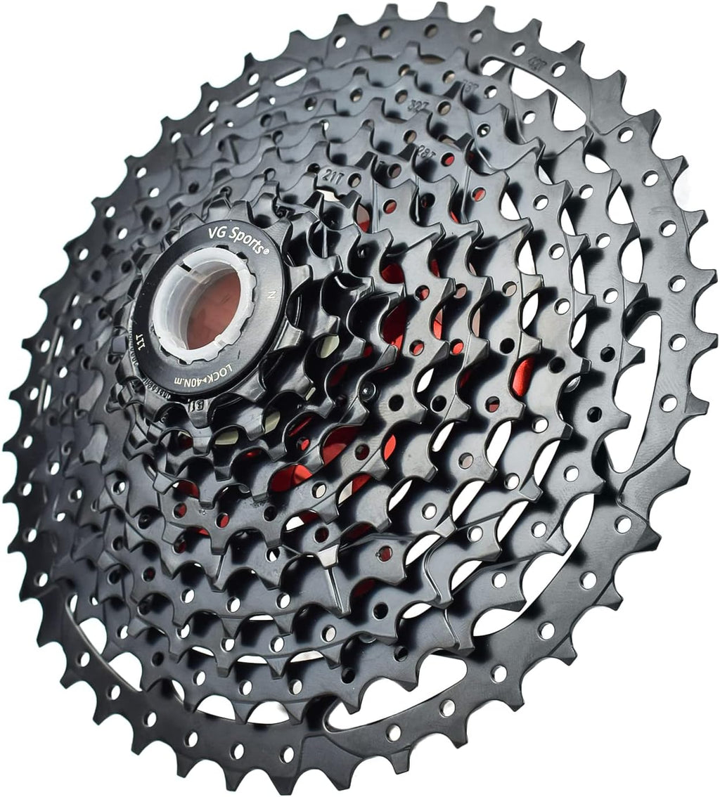 8/9/10/11/12 Speed Ultra-Light Bike Cassette 11-40T/11-42T/11-46T/11-50T/11-52T MTB Cassette Lightweight Aluminum Bracket Cassette Compatible with Shimano/SARM Pack of 2 D762