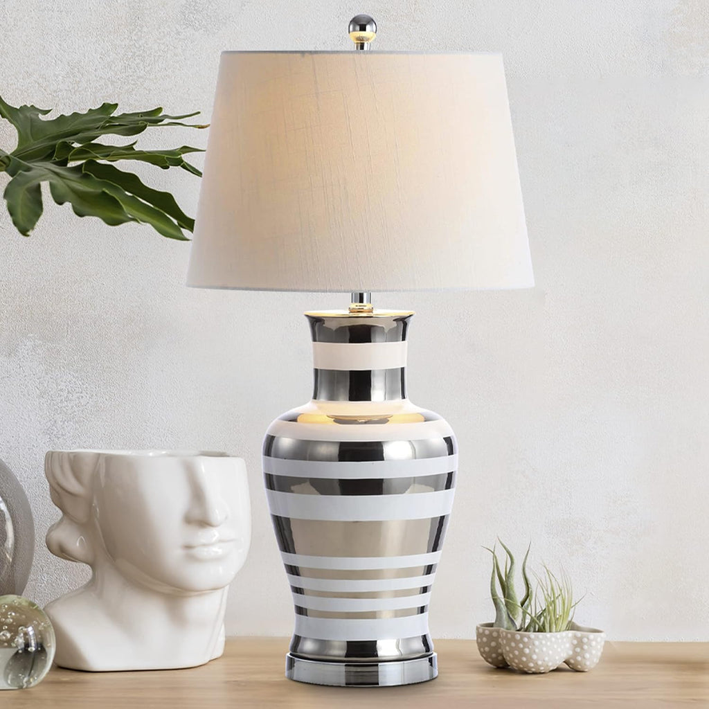 Silver White LED Table Lamp Z386