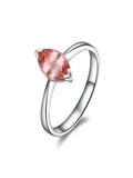 14k White Gold Morganite and Diamond Solitaire Engagement Ring L826734
