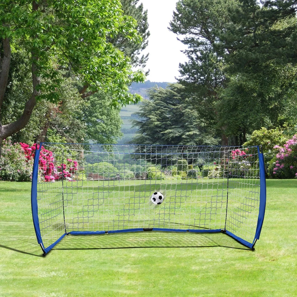 Blue 12 ft x 6 ft Portable Soccer Goal E146