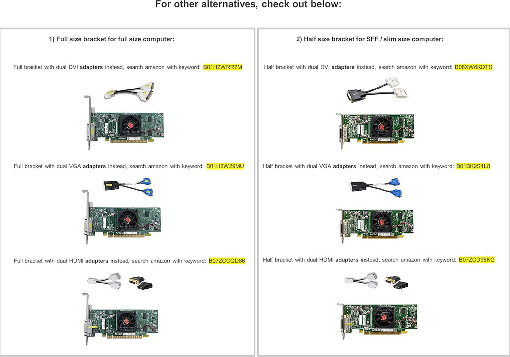 AMD Radeon HD 7350 512MB Graphics Card Dual DVI W248869