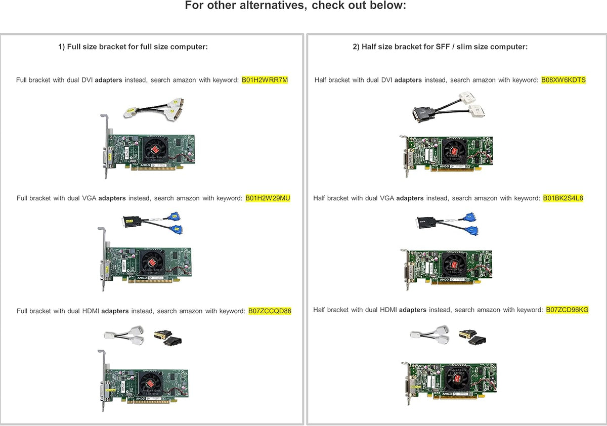 AMD Radeon HD 7350 512MB Graphics Card Dual DVI W248869