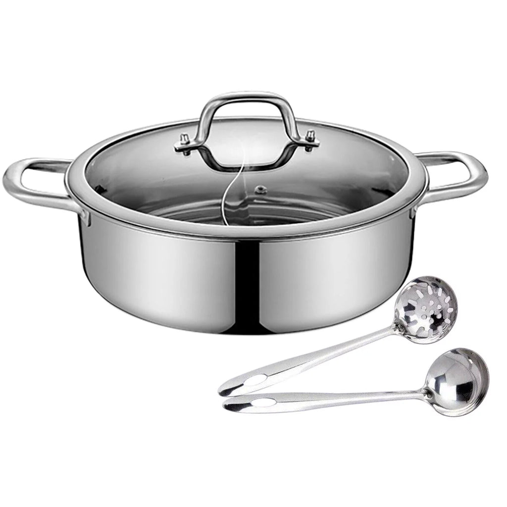 Stainless Steel Shabu Hot Pot Compatible Pot U854220