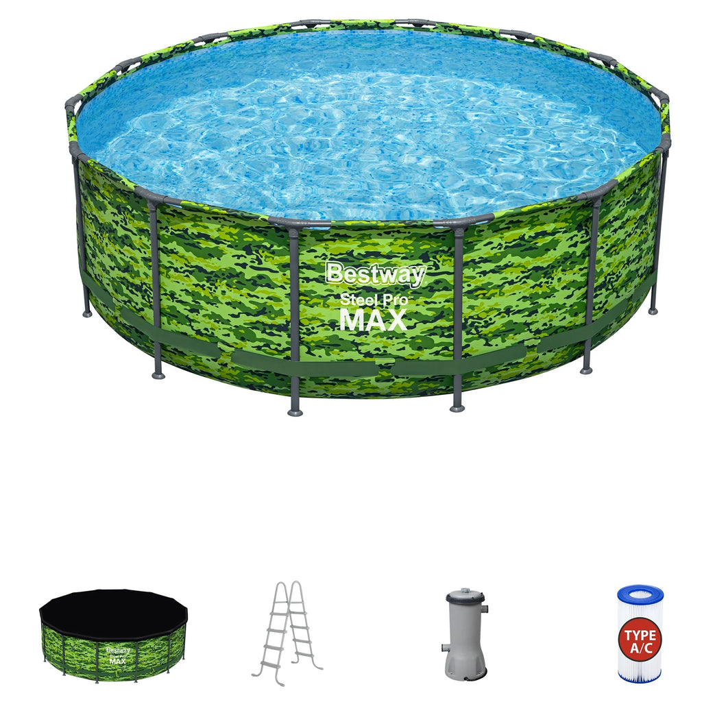 14'x48 Camo Above Ground Pool Set A1954