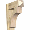 8x22W x 22x22D x 26x22H Douglas Fir Rough Sawn Arts and Crafts Outlooker A3003