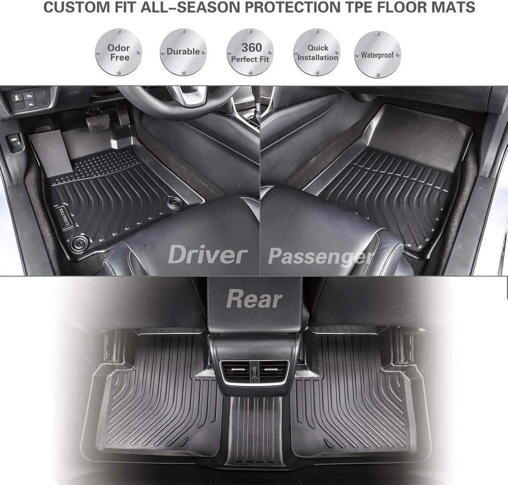 Car Floor Mats Waterproof Non-Slip Two Row Q60991