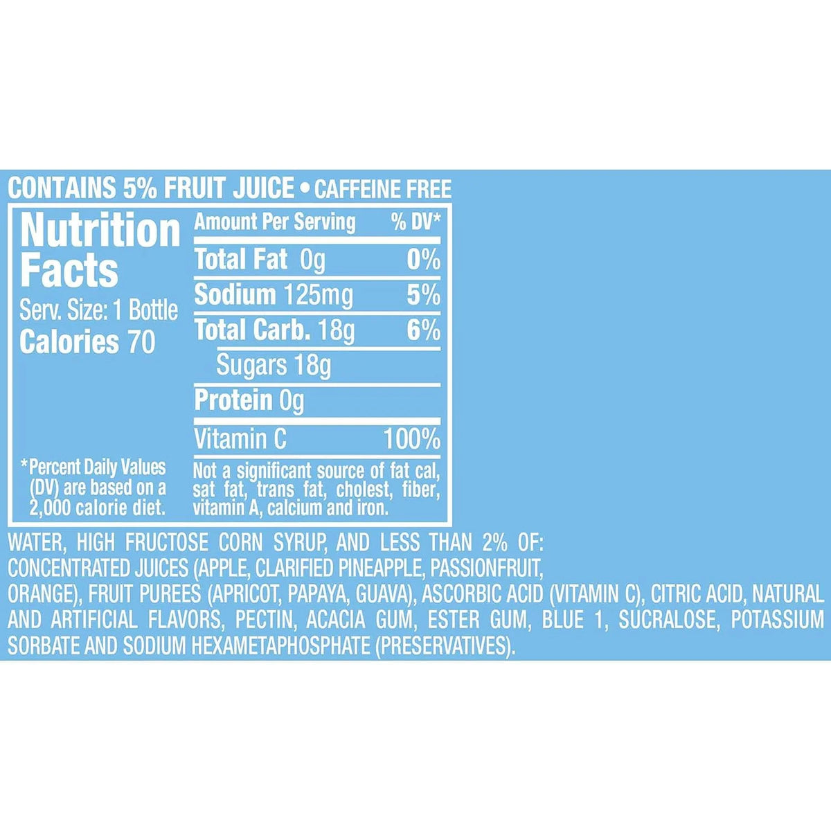 Hawaiian Punch Polar Blast Juice, 10 Fluid Ounce, 6 Count Bottles N9087
